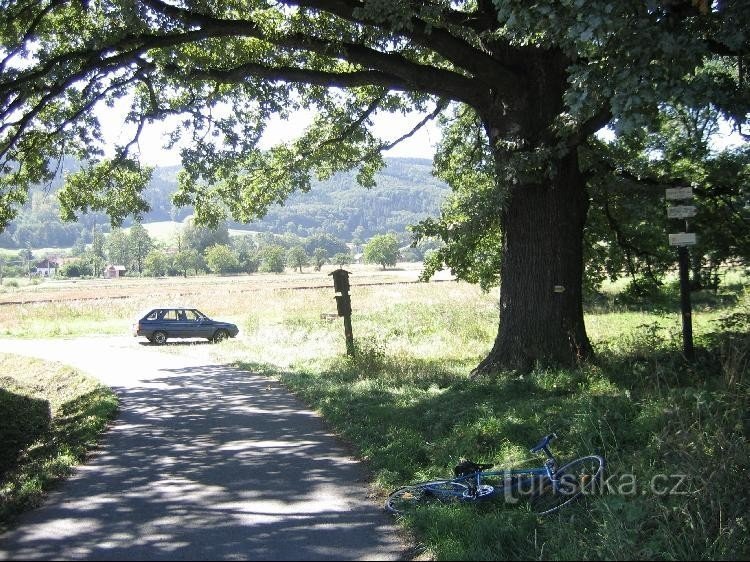 Nová Ves: Carretera de acceso a Nová Ves