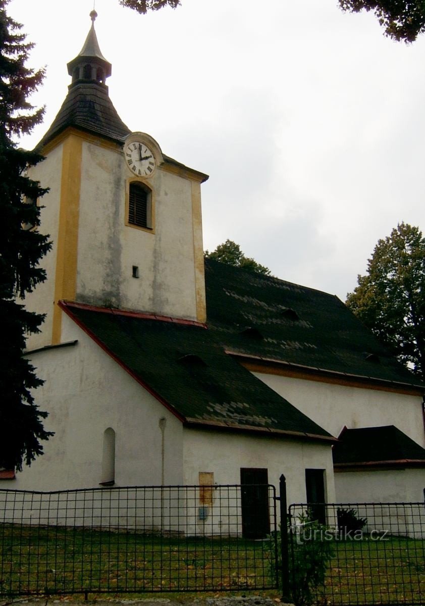 Nová Ves w pobliżu miejscowości Mladá Vožice