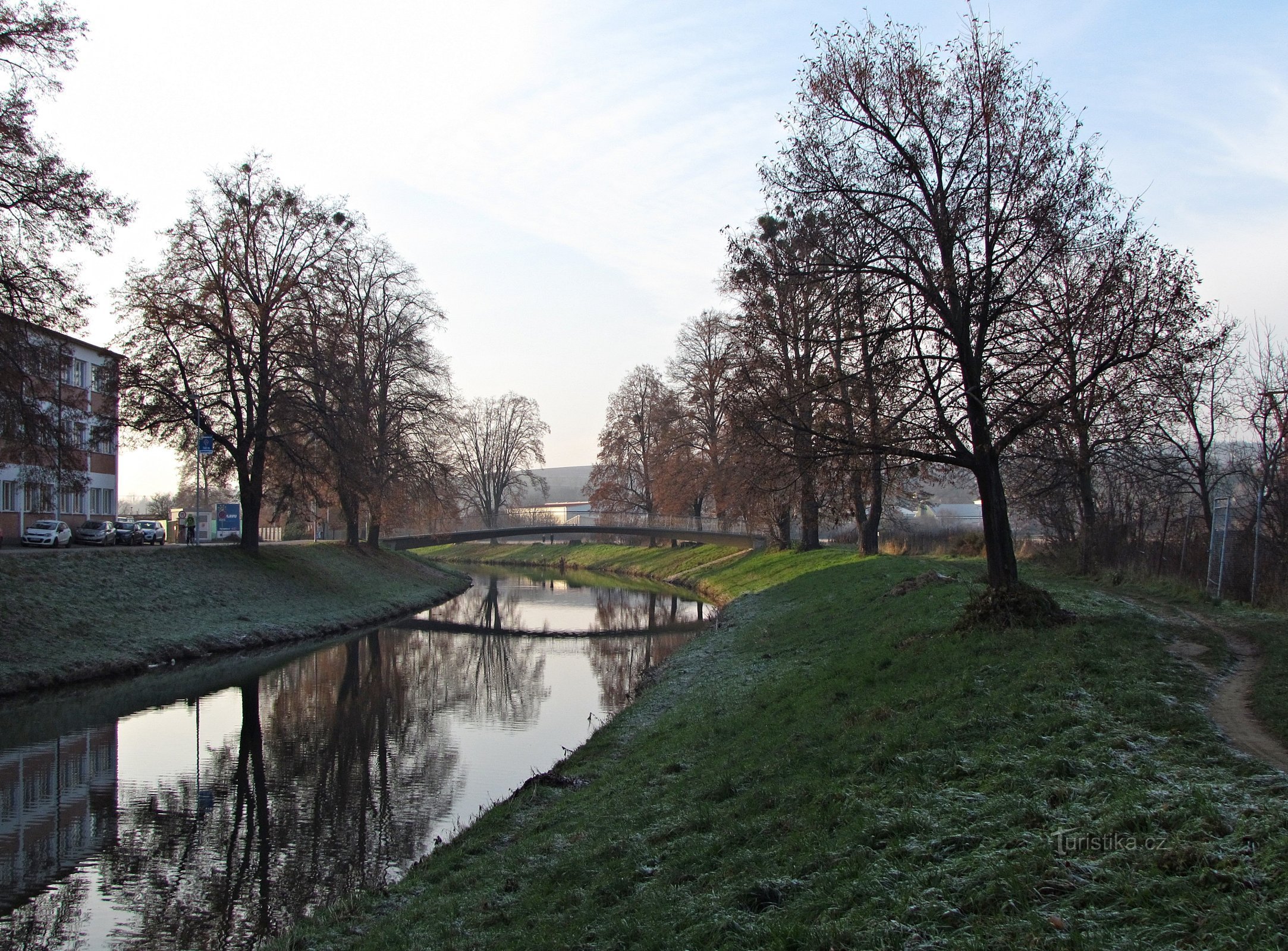 Die neue Fußgängerbrücke Zlín