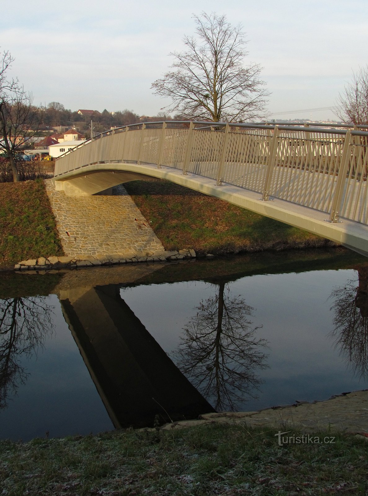 Die neue Fußgängerbrücke Zlín