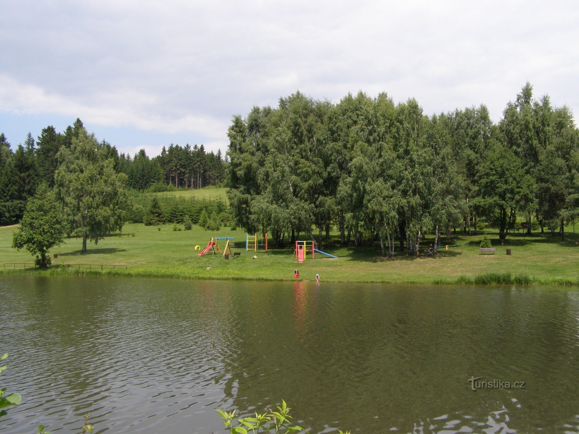 Nové Město na Moravě - natural swimming pool