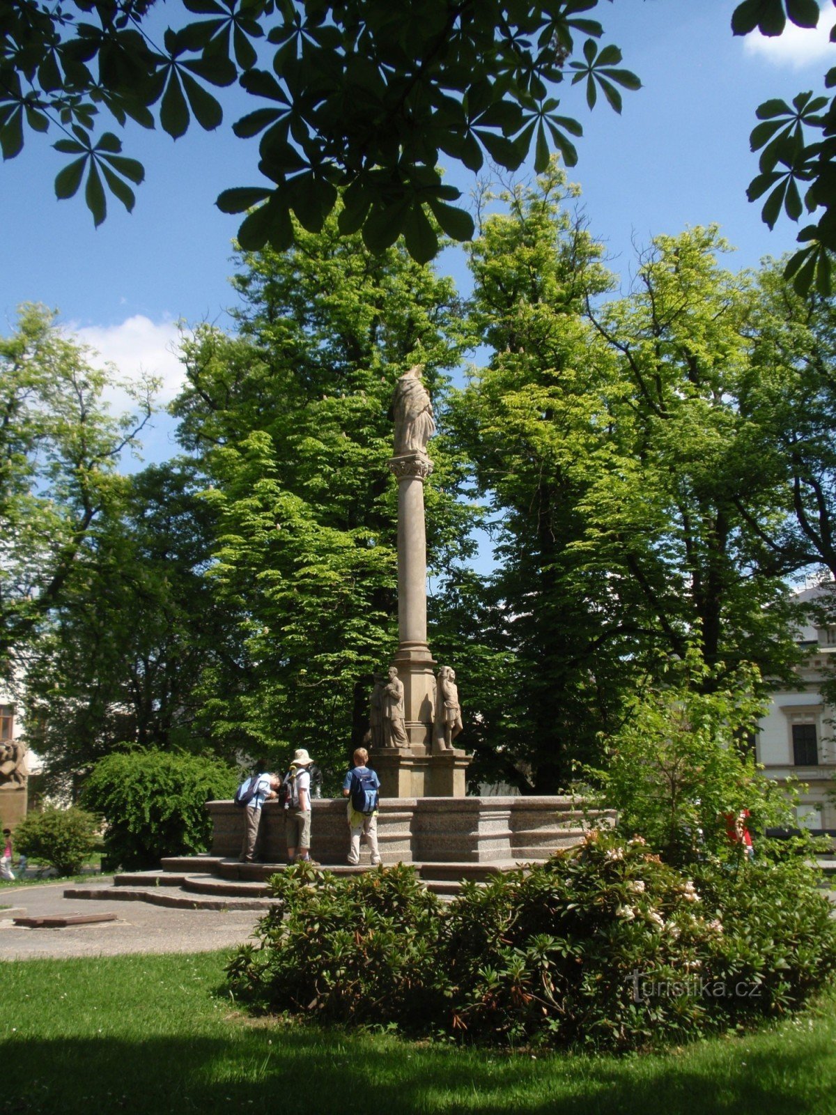 New Town in Moravia - Column of St. Anne