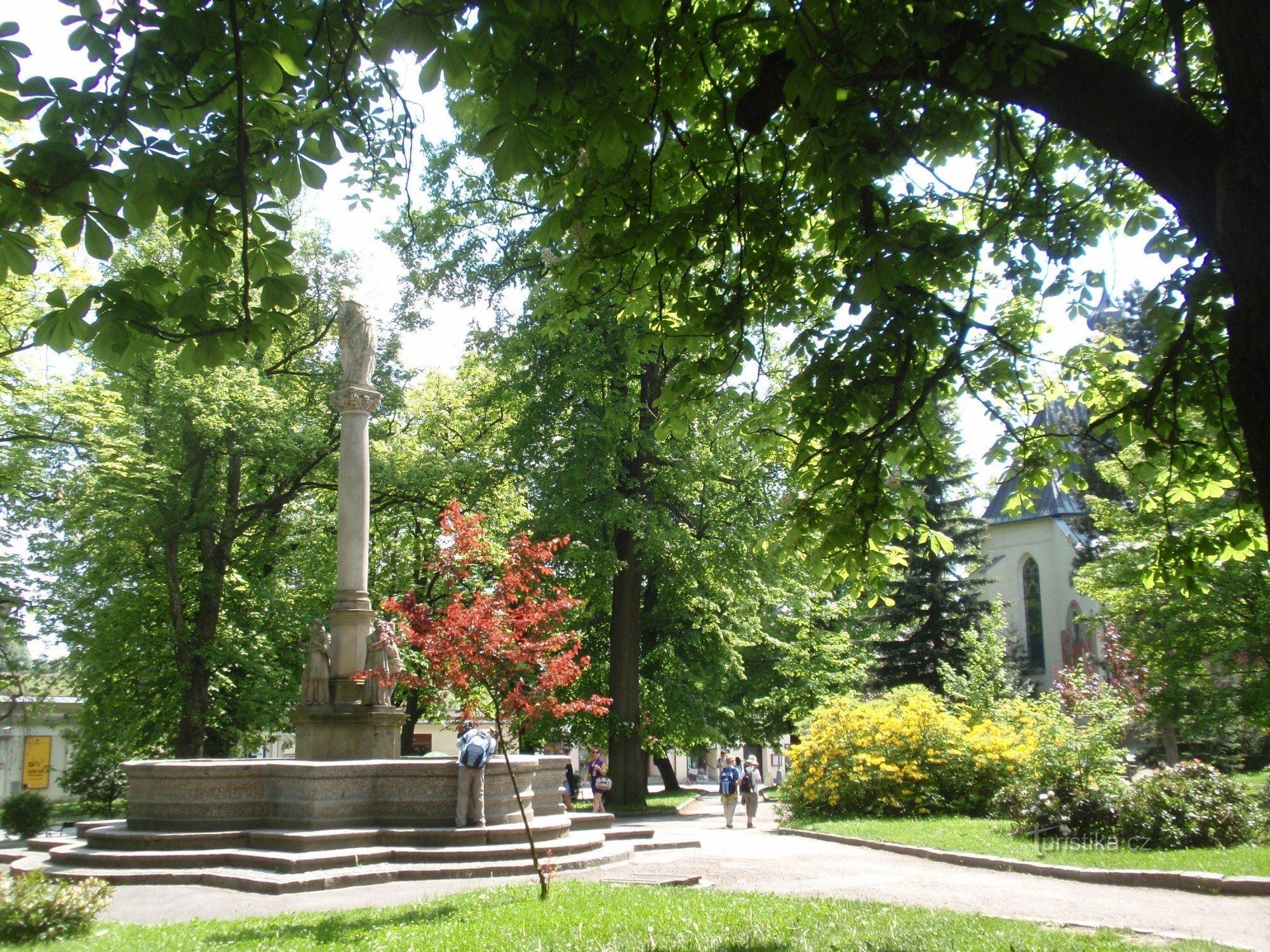 Novo mesto na Moravskem - steber sv. Anne