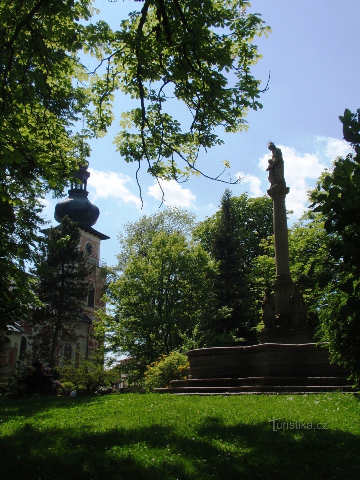 Novo mesto na Moravskem - steber sv. Anne