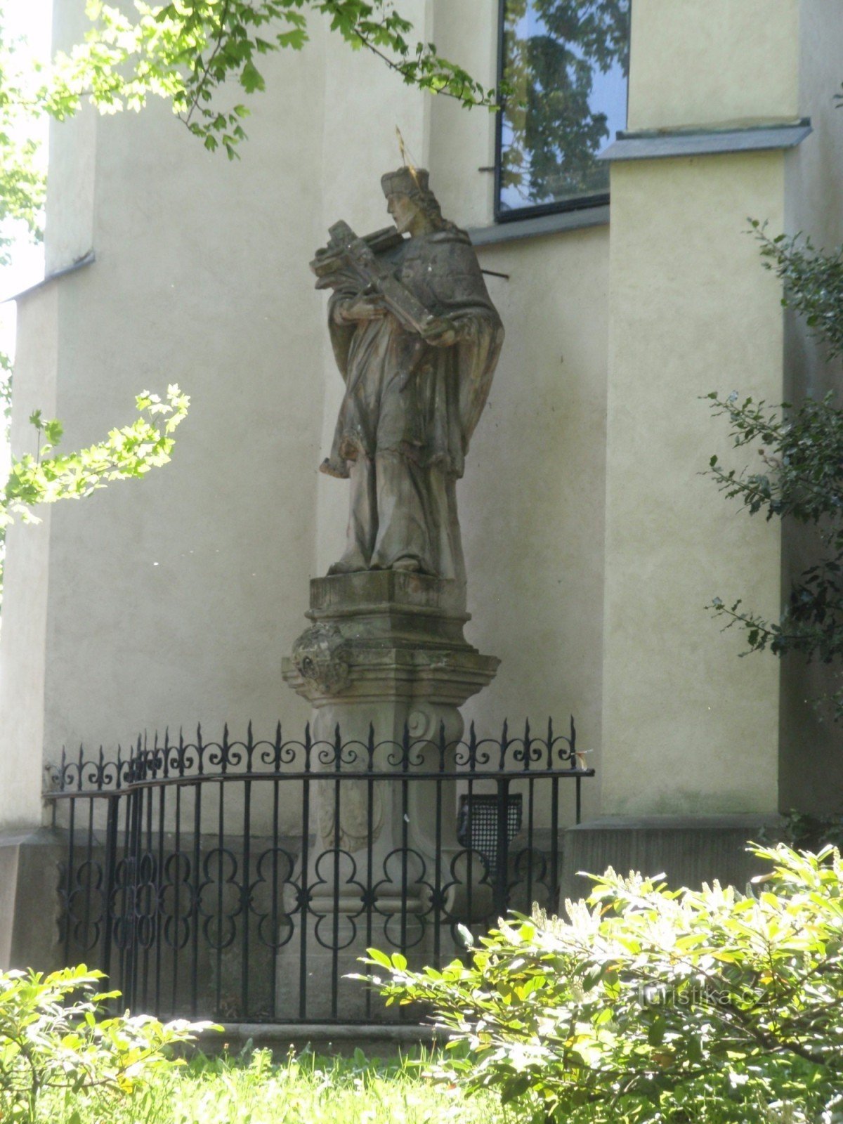 New Town in Moravia - statue of St. Jan Nepomucký