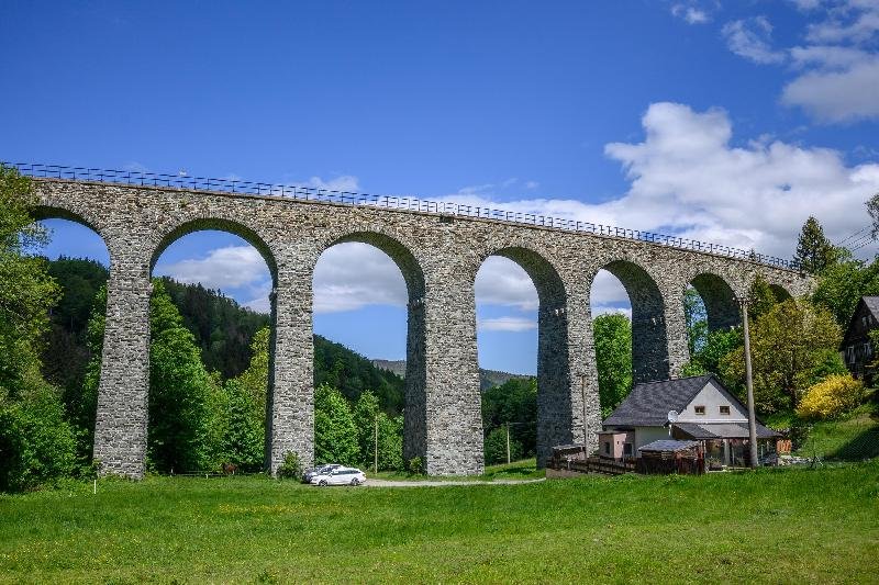 Novinský železniční viadukt