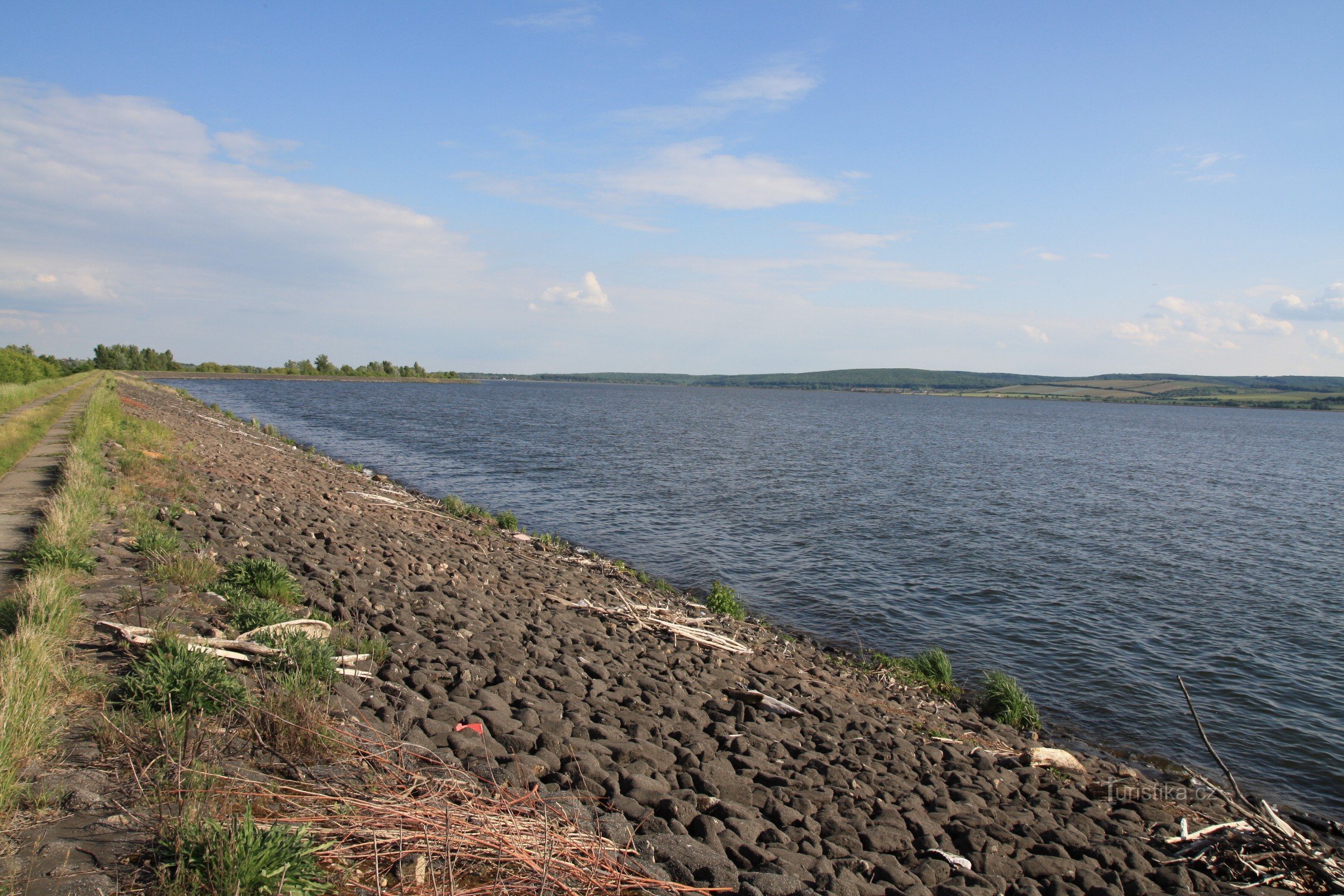 Hồ chứa Novomlýn ở Podpálaví