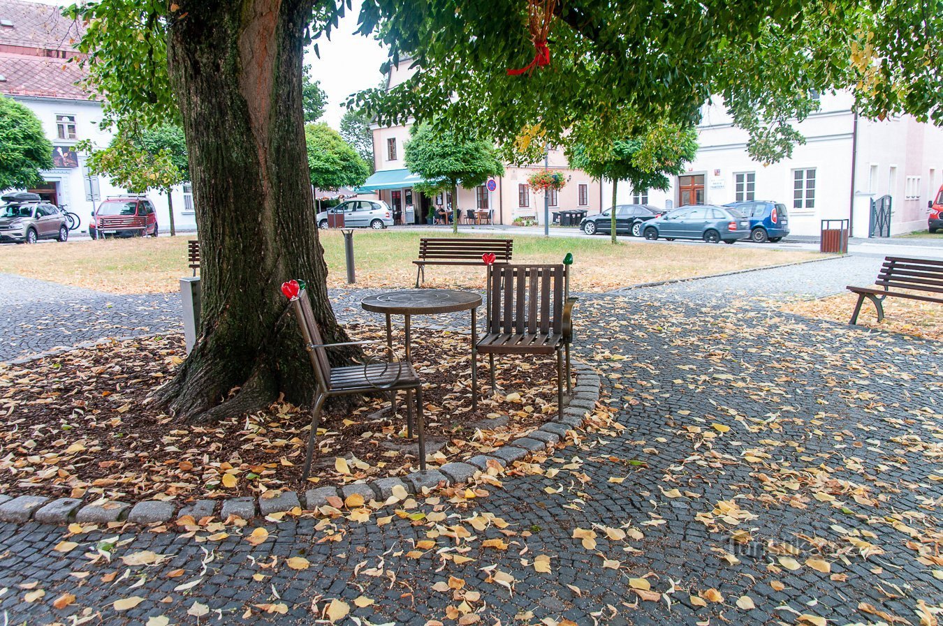 Nový Bor – Václav Havel's bench