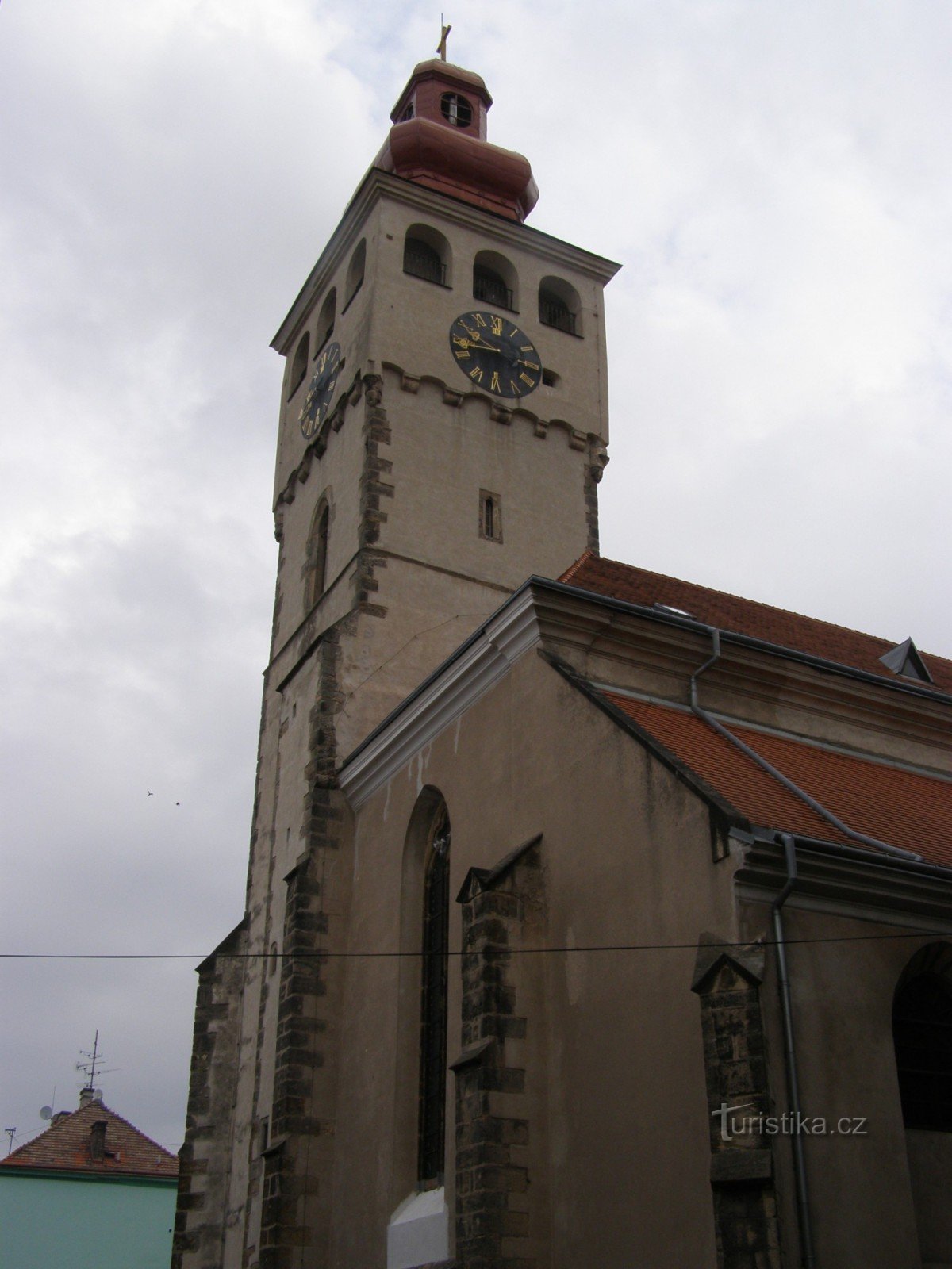 Nový Bydžov - kyrkan St. Lawrence