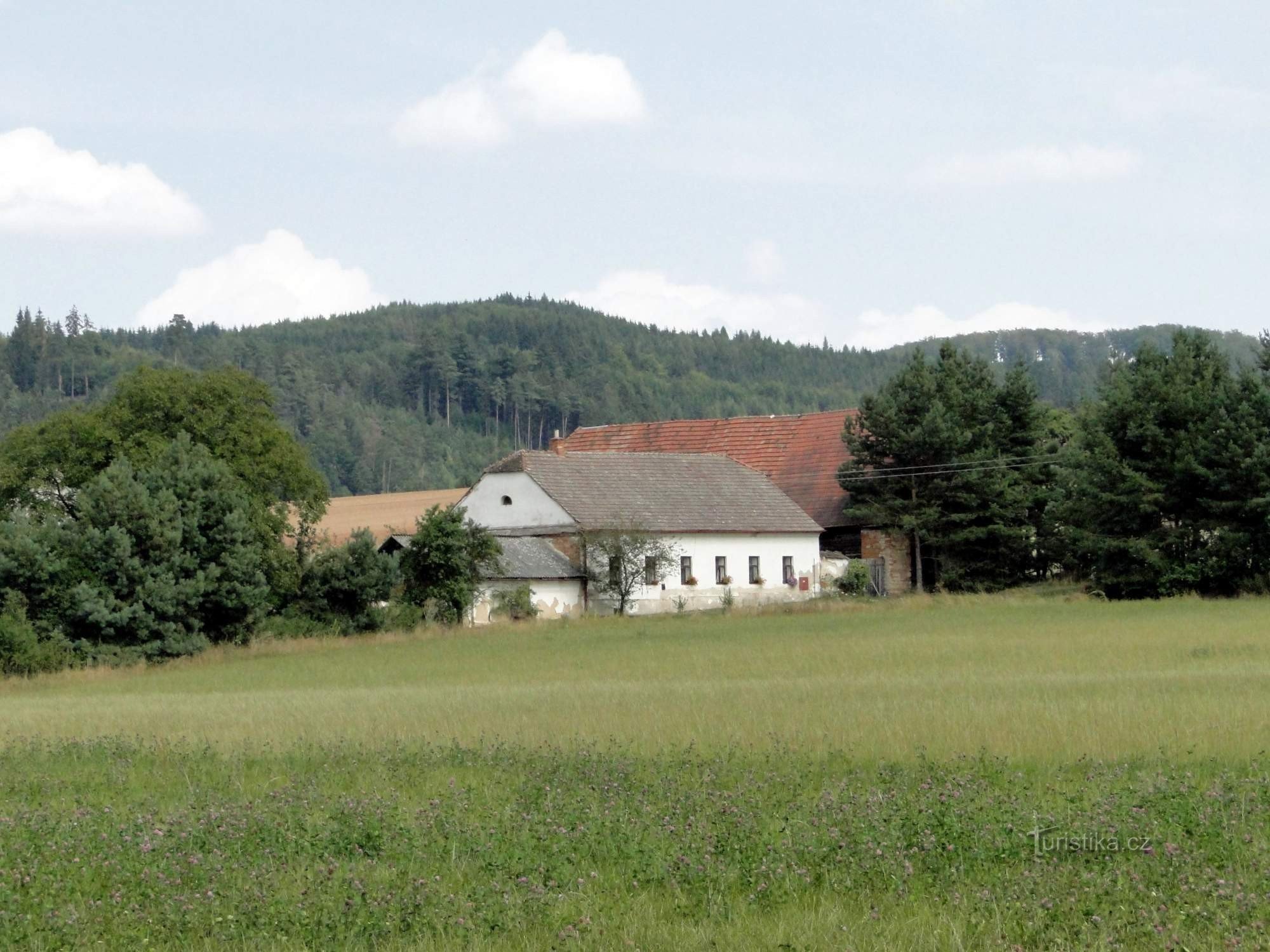 Nový Dvůr - pohled od západu