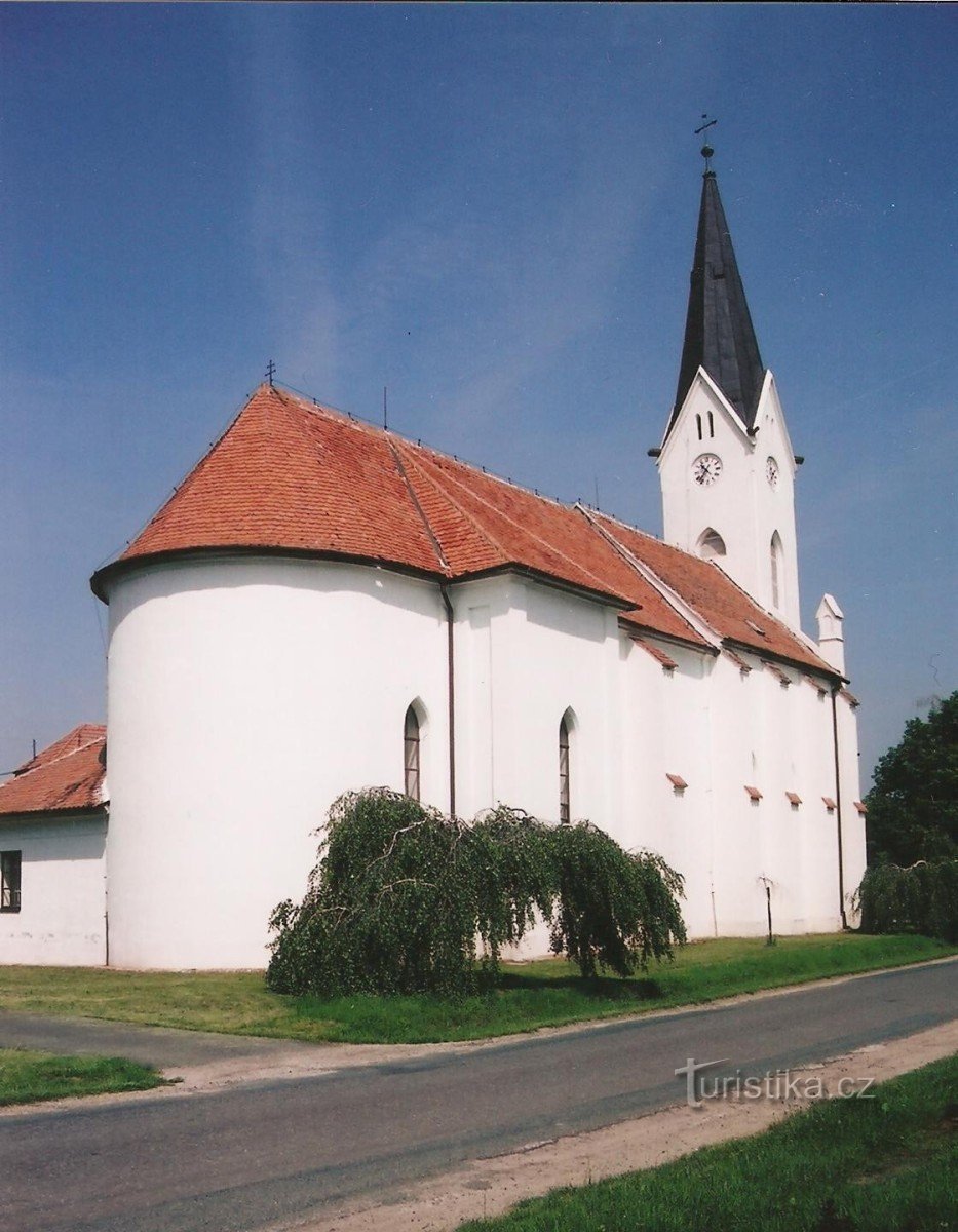 Nový Přerov - kostel archanděla Michaela