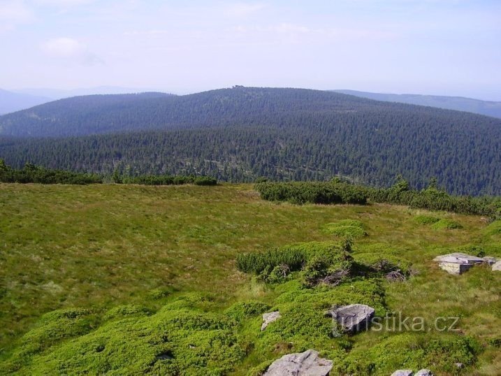 NPR Šerák - Keprník - vue de Keprník à la montagne Vozka