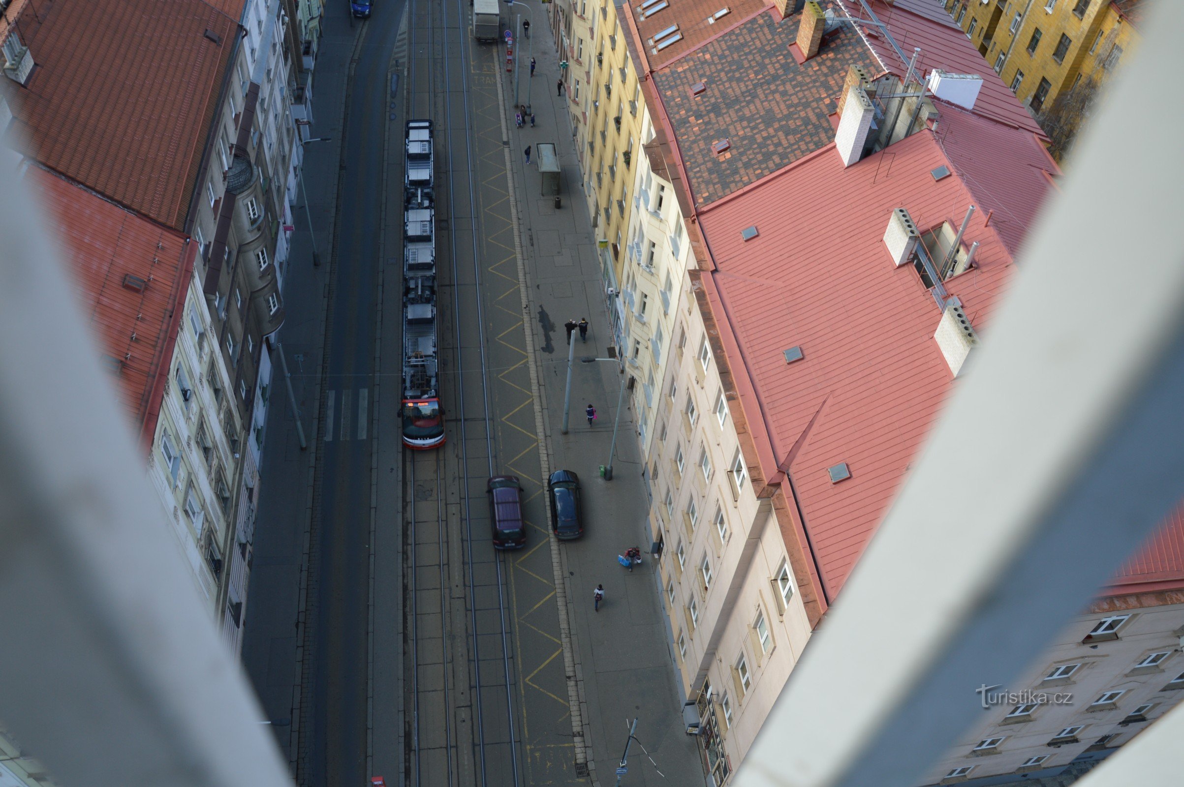 Pont Nuselský - vue vers le bas, Jaromírova ul.