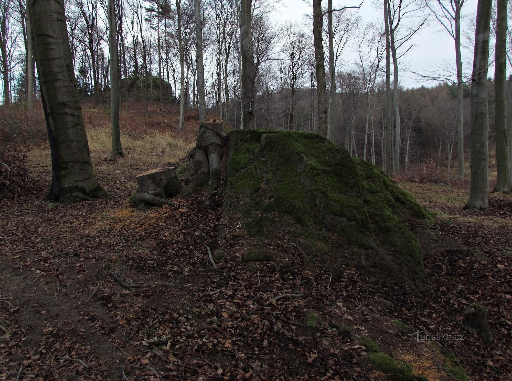 Über den Mladco-Felsen