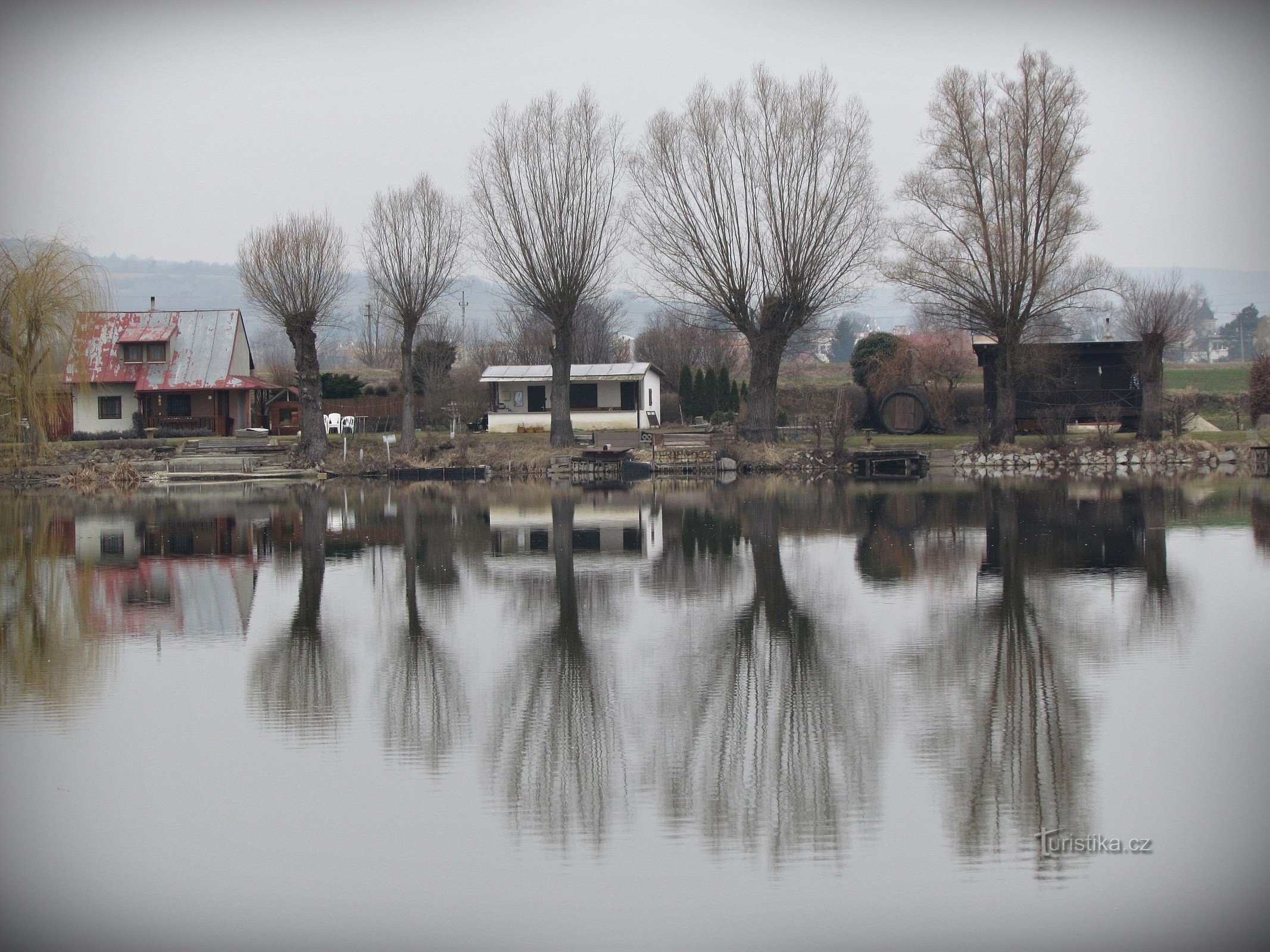 Over de blinde takken van de rivier de Morava in Slovácko