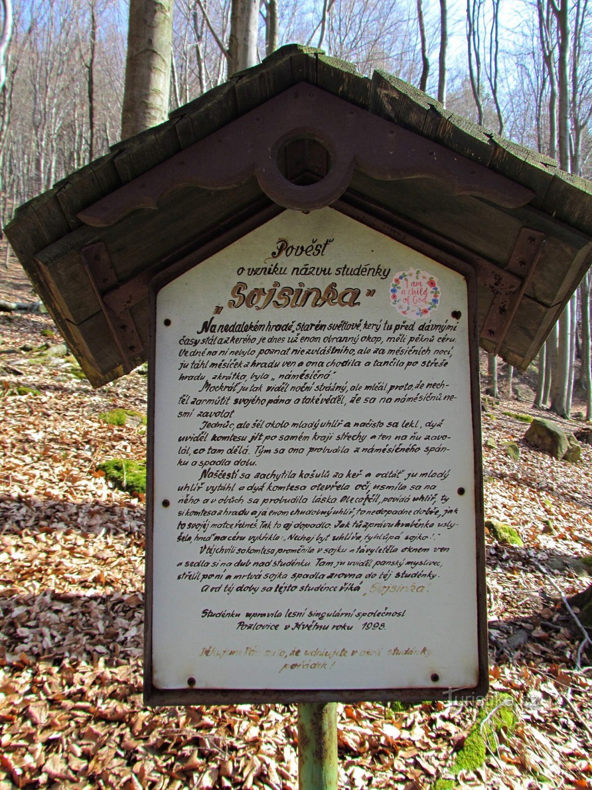 Über den Brunnen von Sojsínek