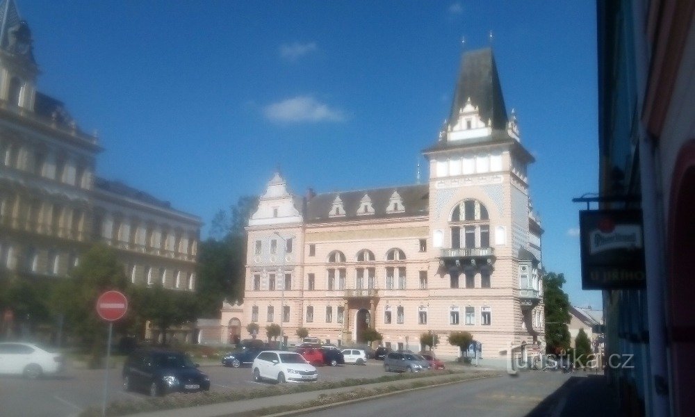 Civic credit union in Přelouč