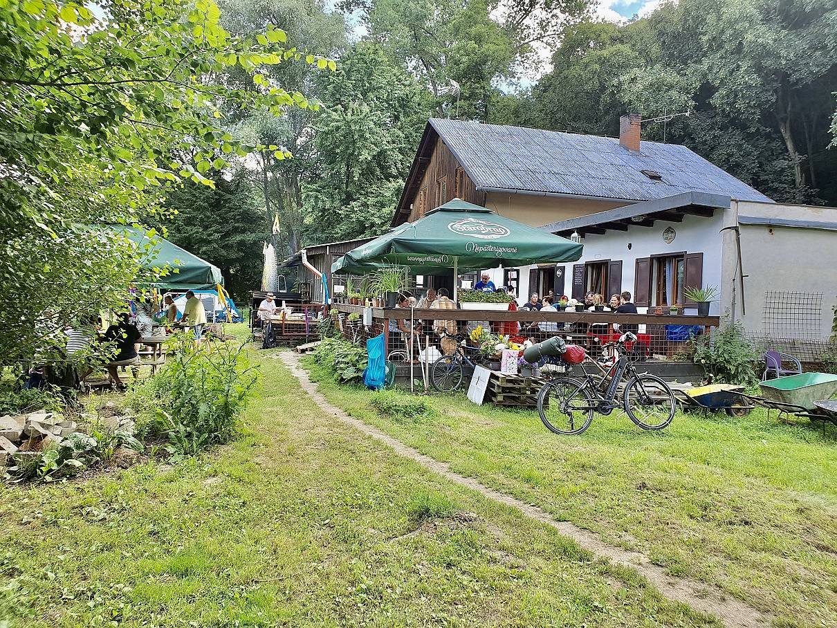 refreshments with a garden