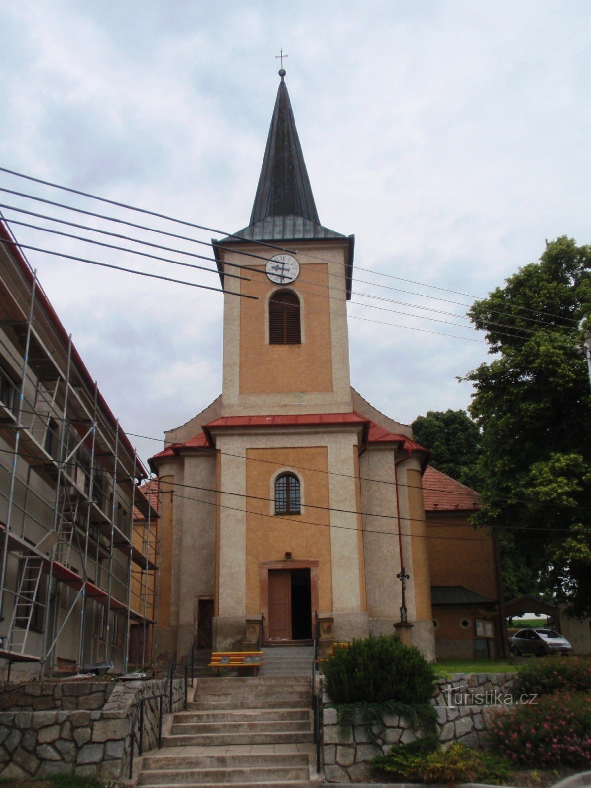 Byn Bedřichov i distriktet Blansko