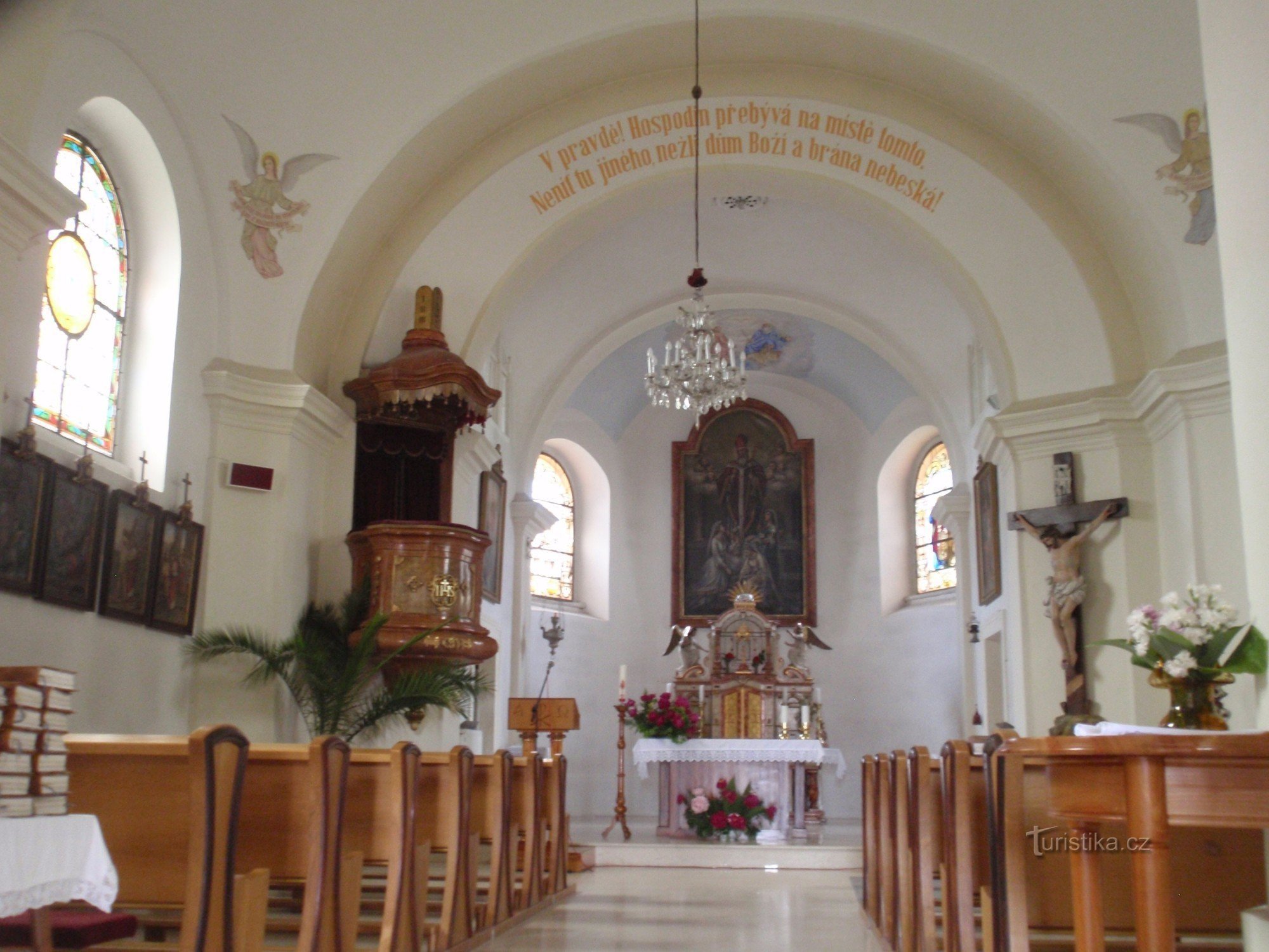 Das Dorf Bedřichov im Bezirk Blansko