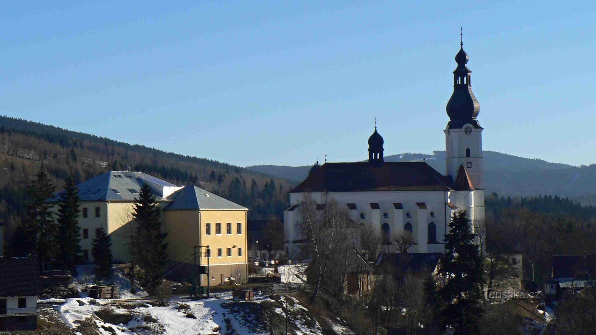 das Dorf Branná - Jeseníky