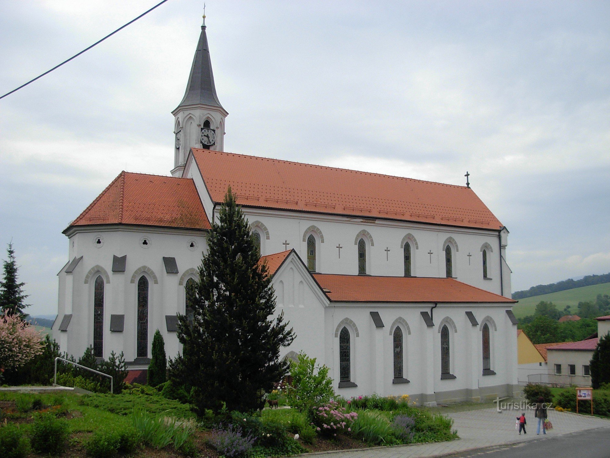 Březová landsby - kirke