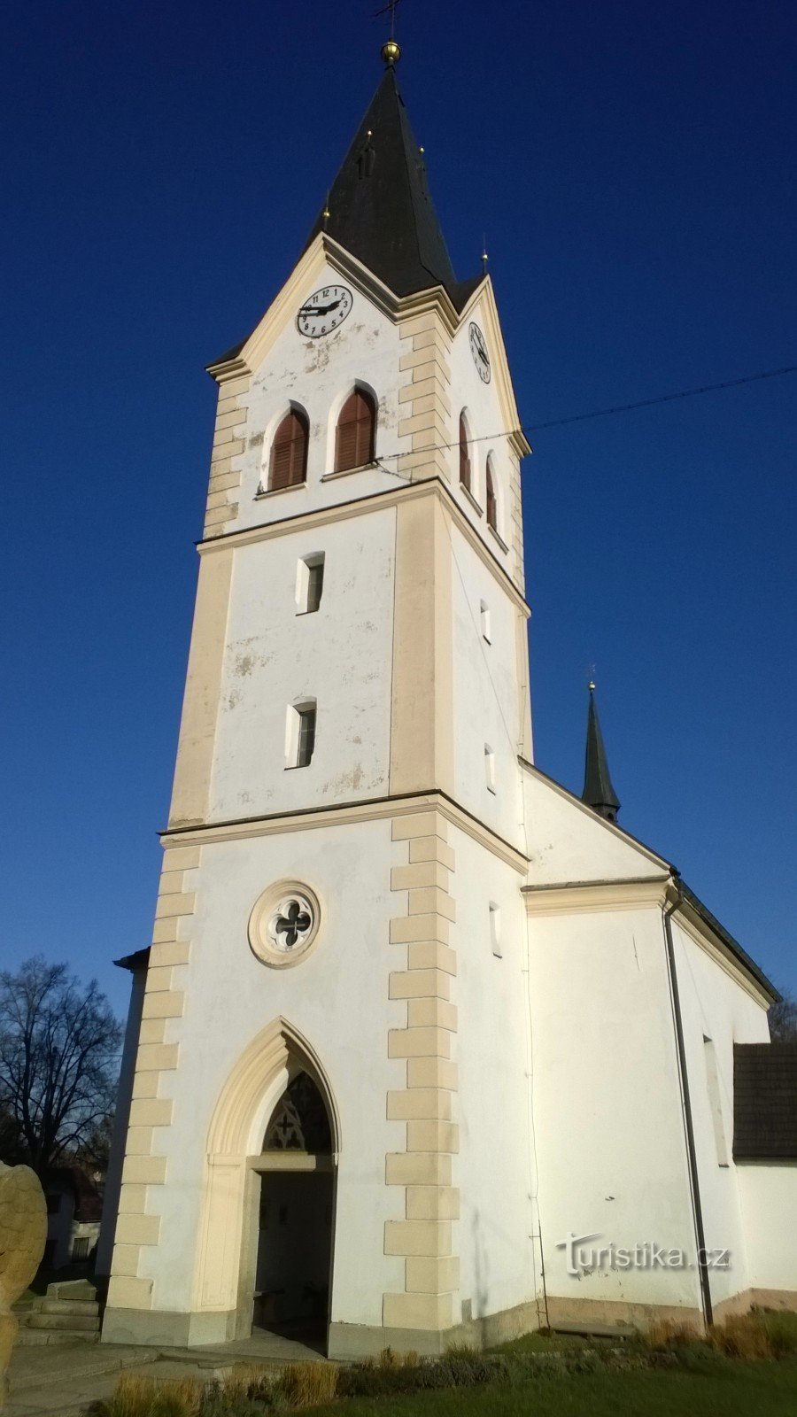 El pueblo de Jiřice cerca de Humpolka.