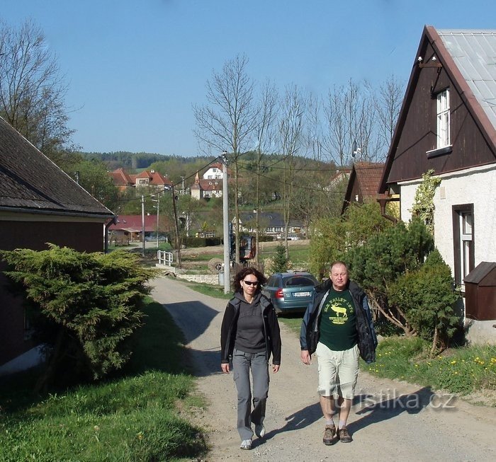 the village of Křemenec