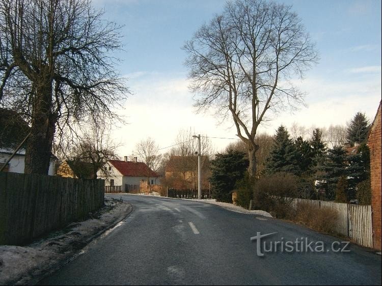 Das Dorf Malá Černoc