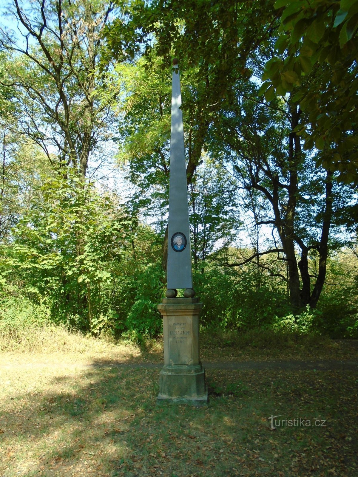 Obelisk af Prins Karl de Ligne (Josefov, 17.8.2018/XNUMX/XNUMX)