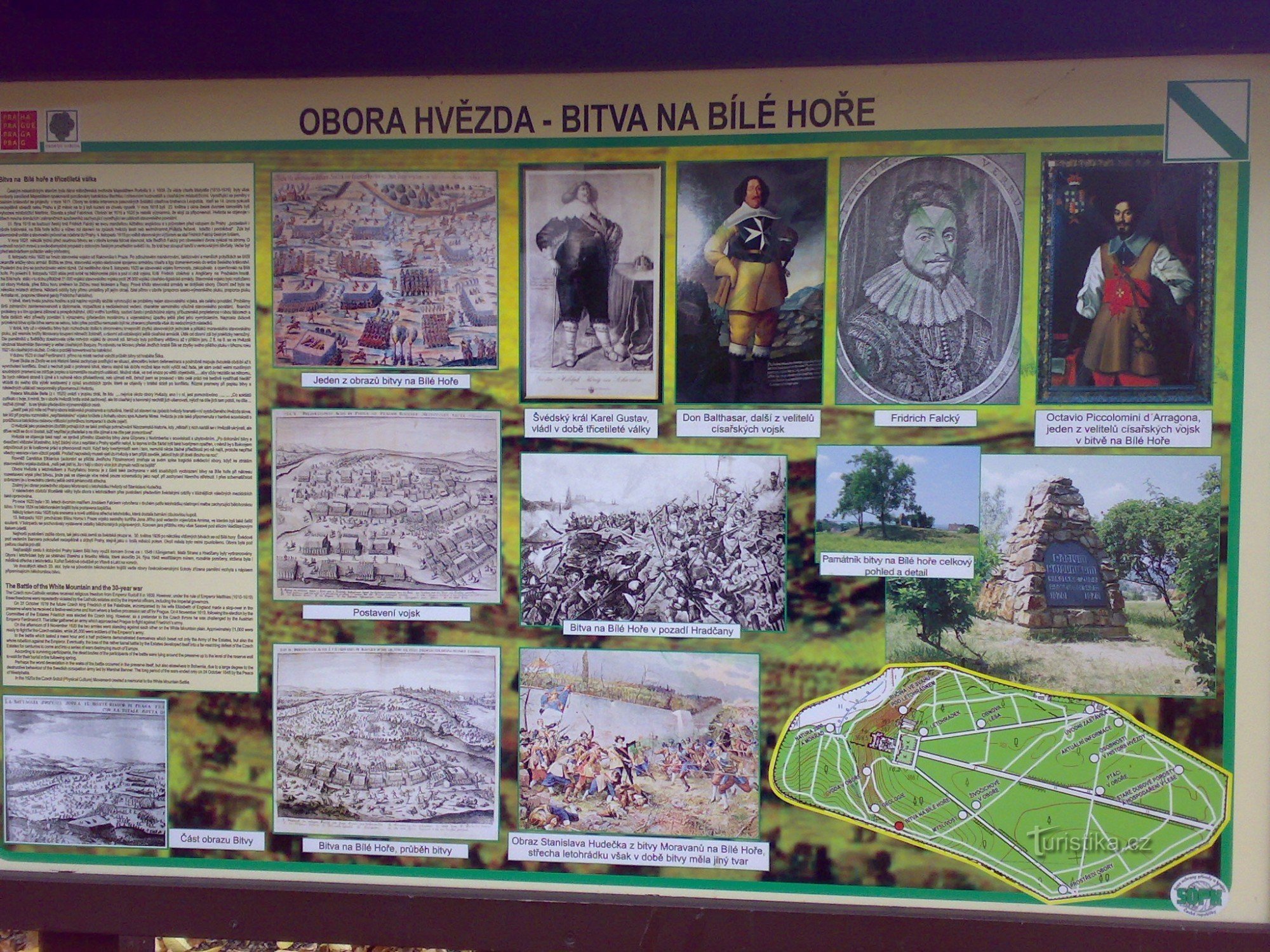 Naturreservat Hvězda om efteråret.