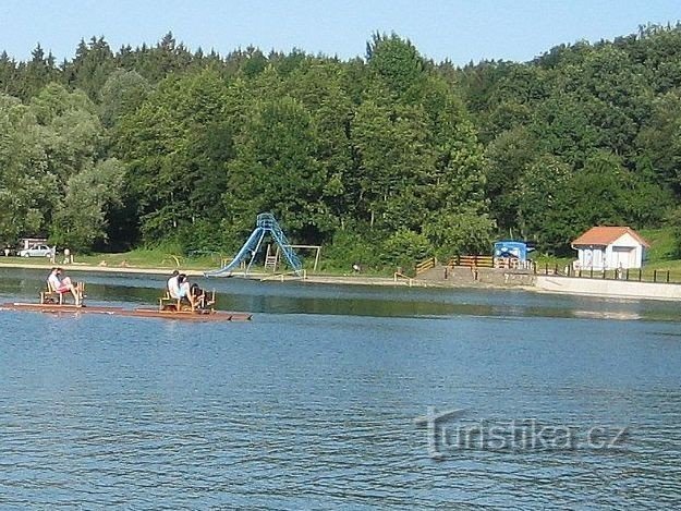 Fig.3 Lučina water reservoir - slide