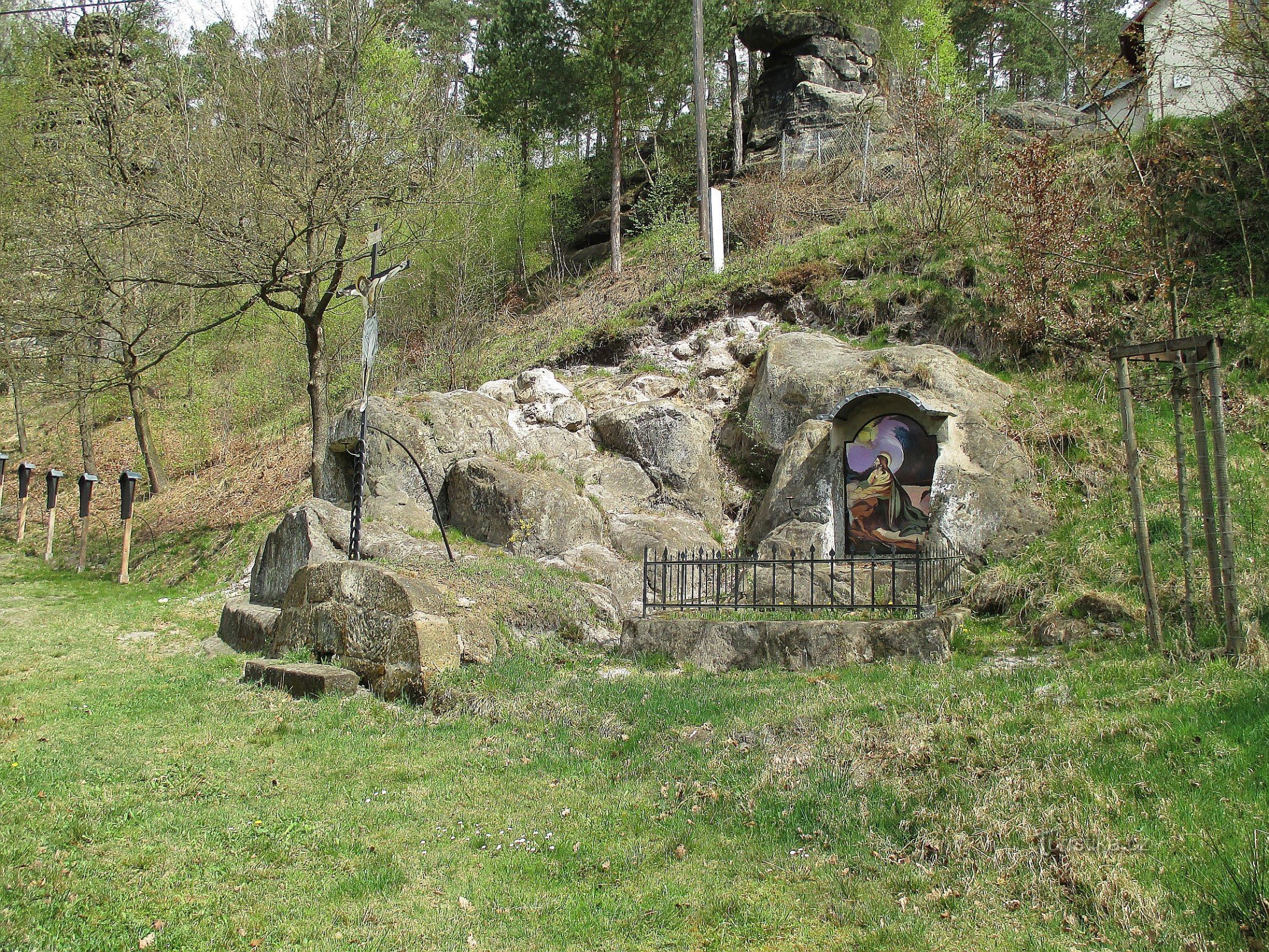 Billede af Kristus på Oliebjerget