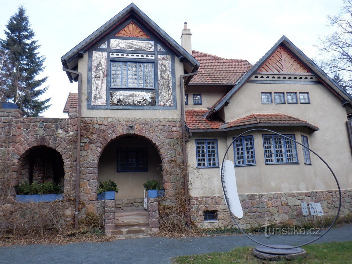 图片来自布尔诺 - 一百年前居住在这座城市的家庭 III - 尤尔科维奇的别墅