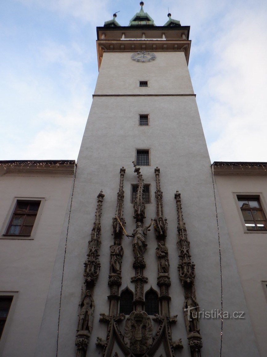Billeder fra Brno - statuer, skulpturer, monumenter og mindesmærker II - Portalen til det gamle rådhus