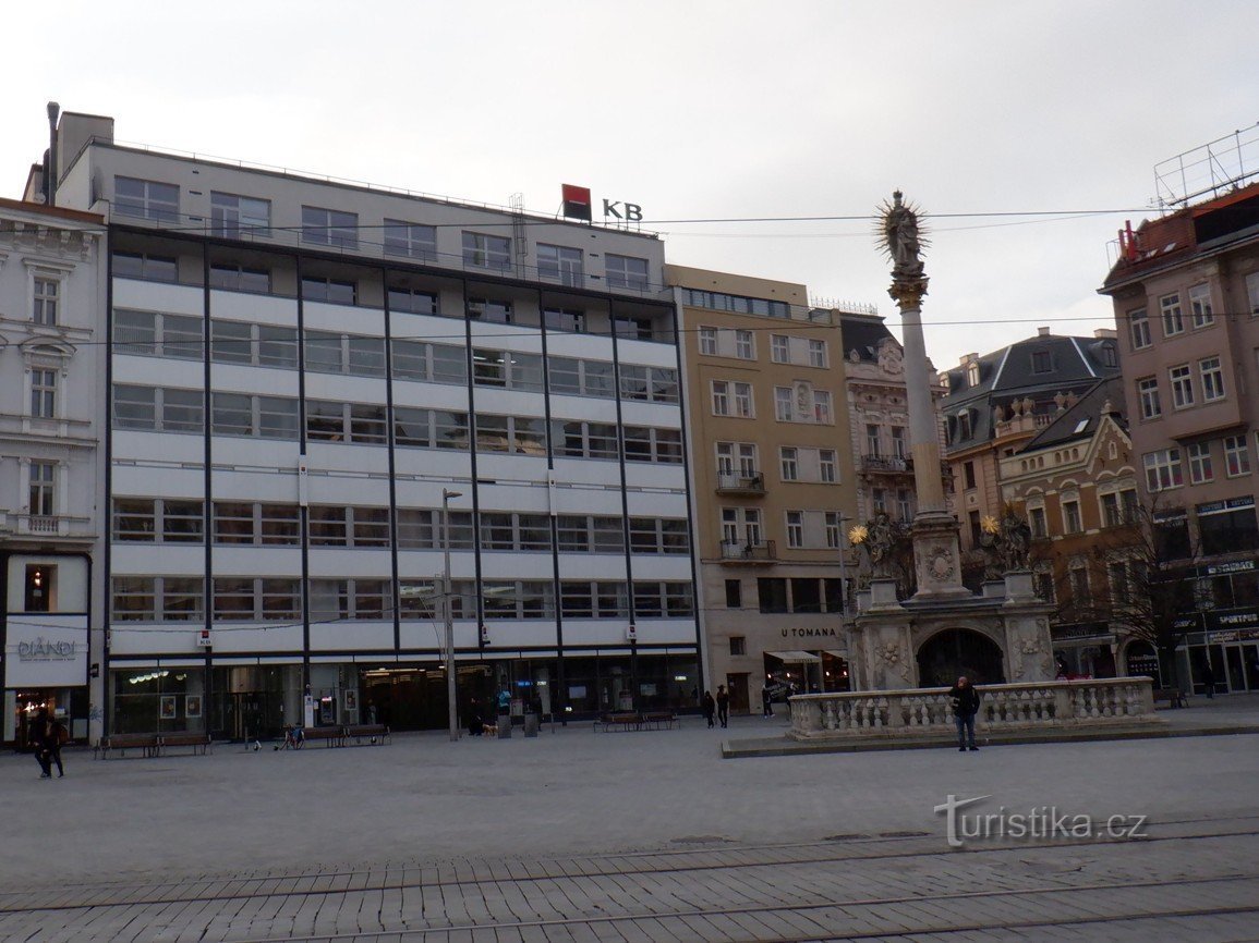 Bilder aus Brünn - Statuen, Skulpturen, Denkmäler oder Denkmäler III - Pestsäule