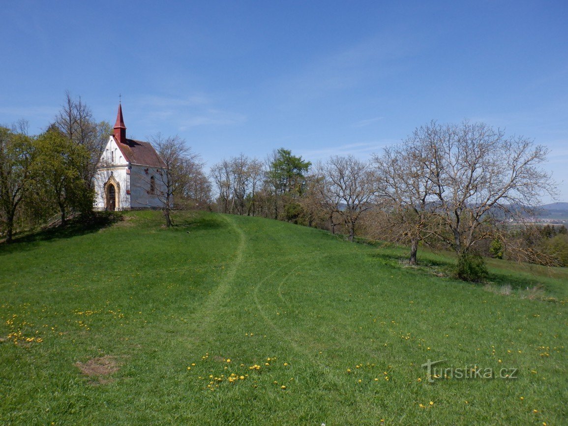 Foto di Pošumaví – Klenová e della cappella di San Felice