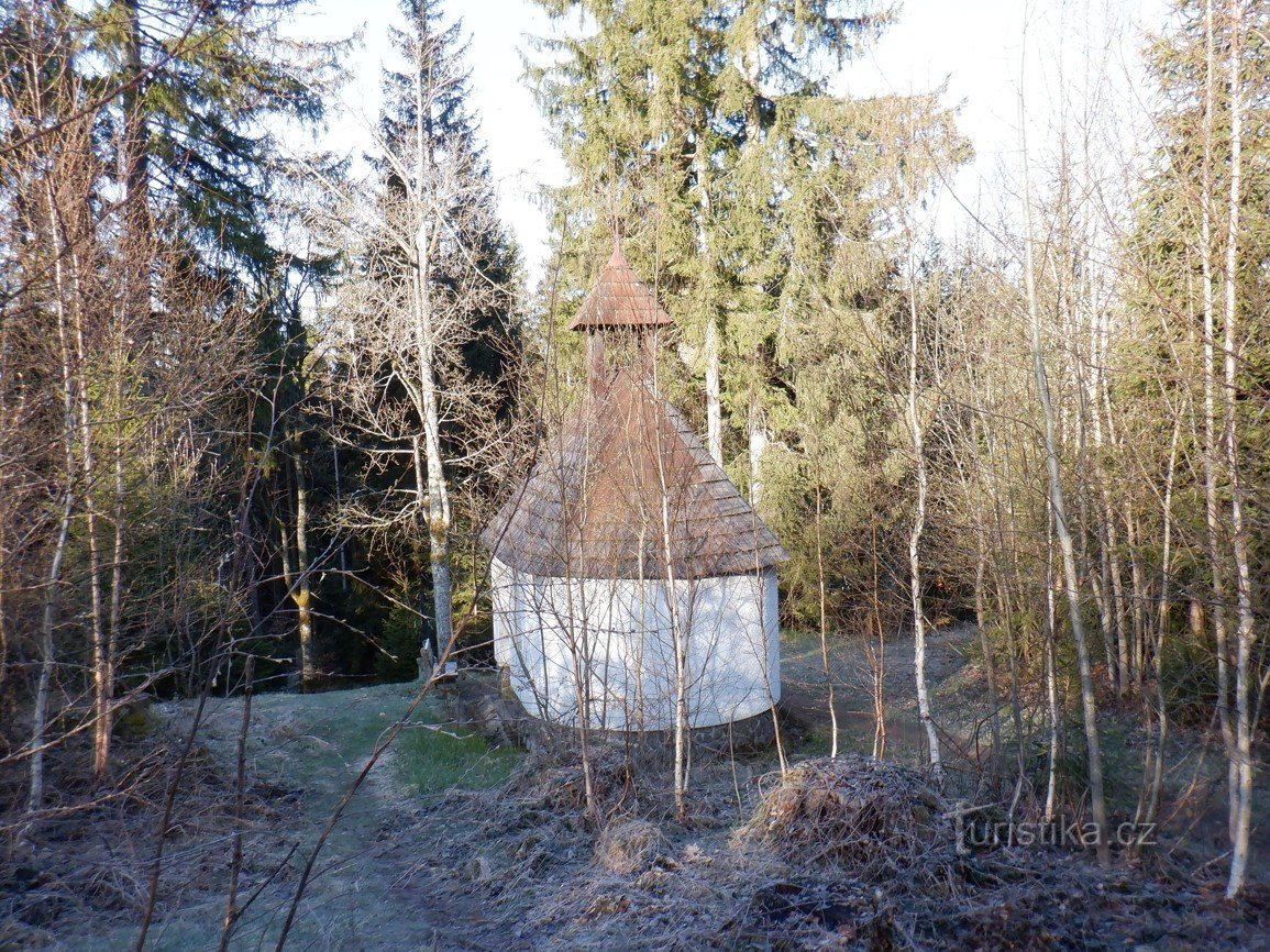 Bilder från Šumava - St. Annas kapell i Železná Ruda