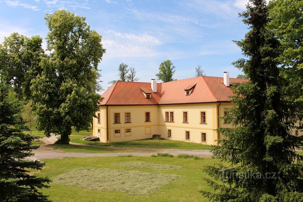 Residencia, lado este del castillo