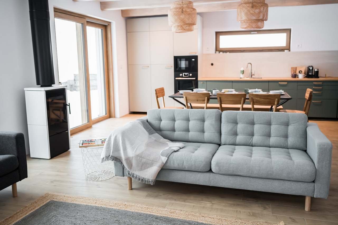 Obývací místnost s kuchyní