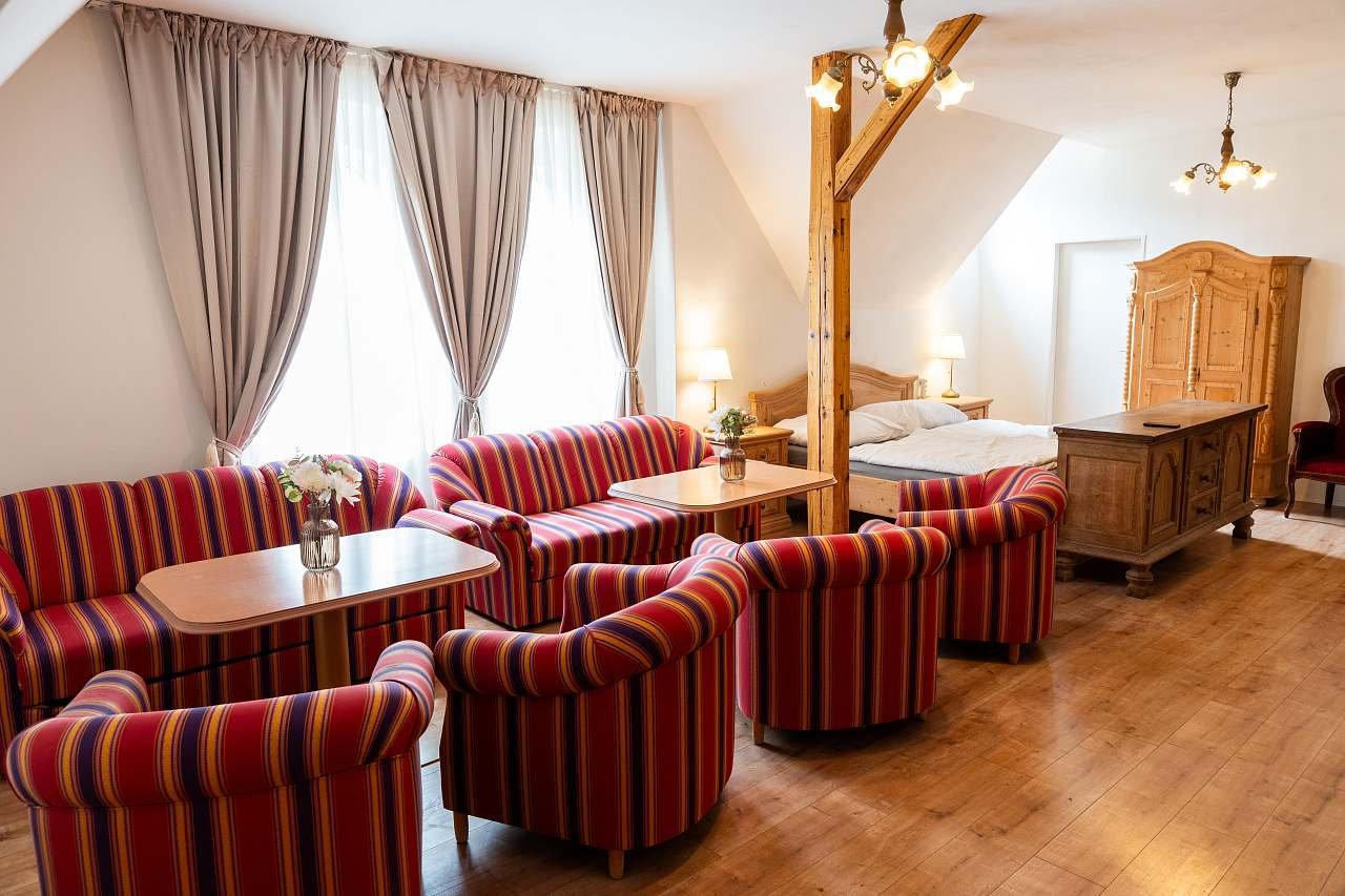 obývací prostor apartmán č.1