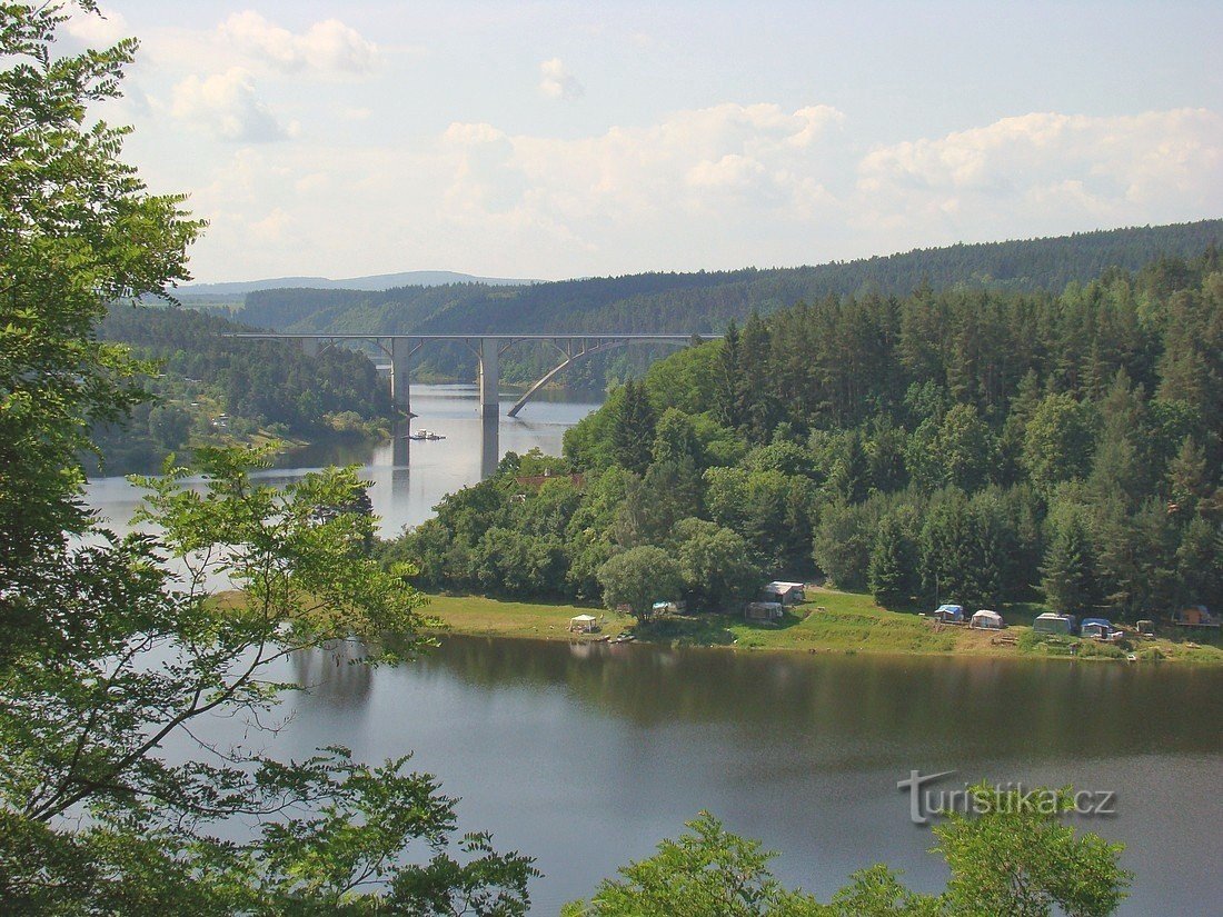 From the cabin on the rock