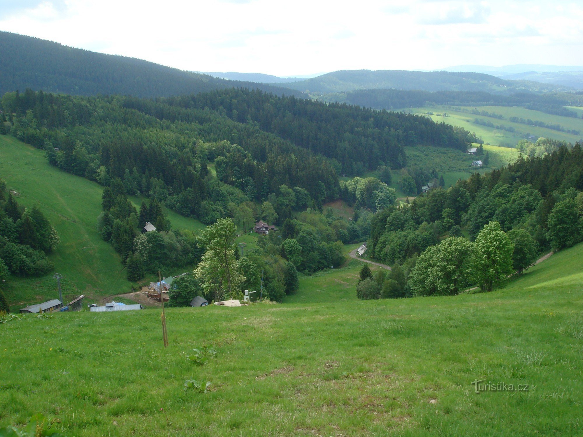 from the cable car to the valley