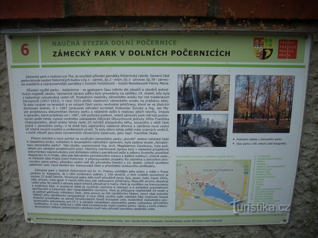 Z vlaka na vlak skozi grajski park