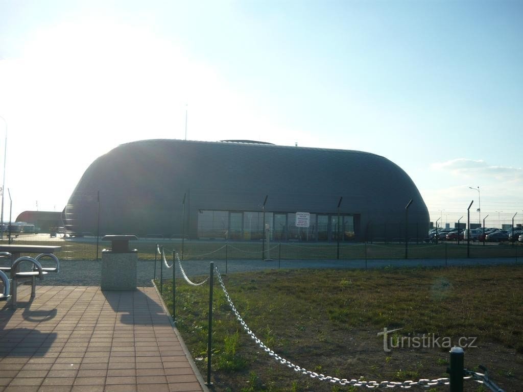 Indtjekningshal i Brno-Tuřany lufthavn