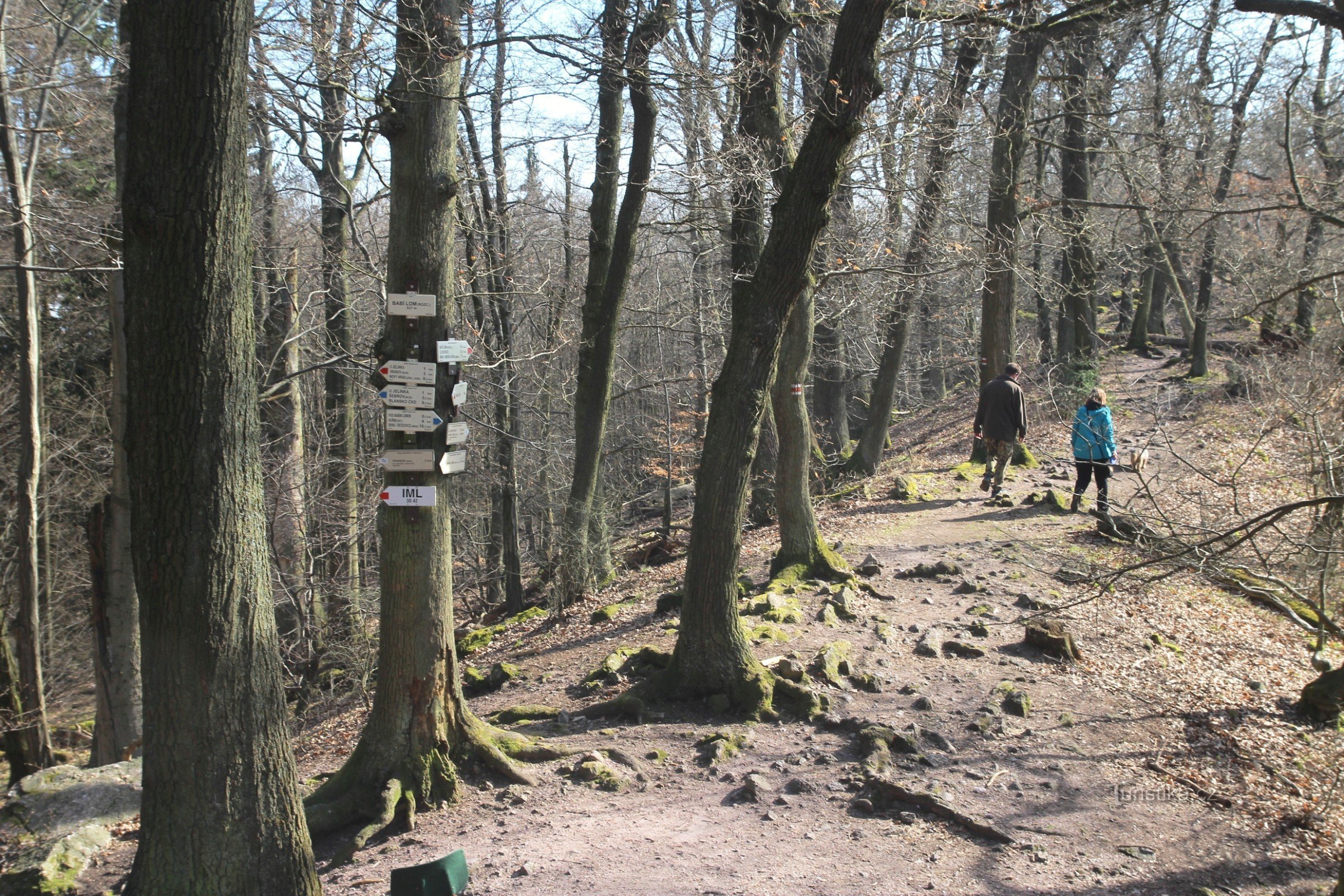 Der Abstecher zum Hauptgipfel beginnt an der Touristenkreuzung im Sattel