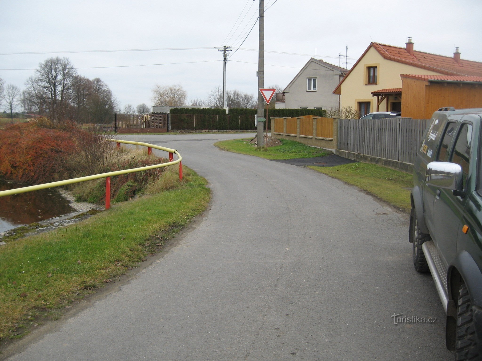 Omweg rond de brandweertank