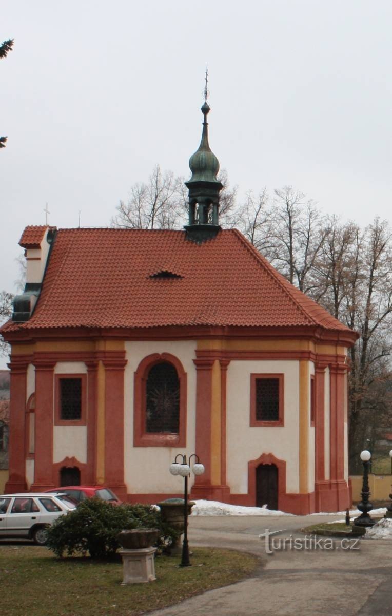 Odlochovice - Massakapel van St. Jan Nepomuck