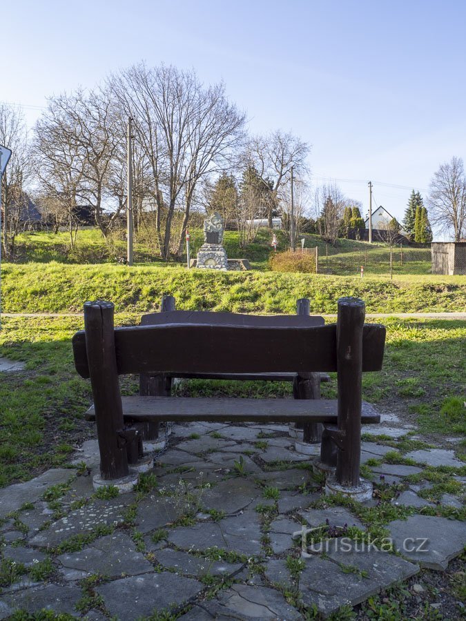 Rest area by the chapel