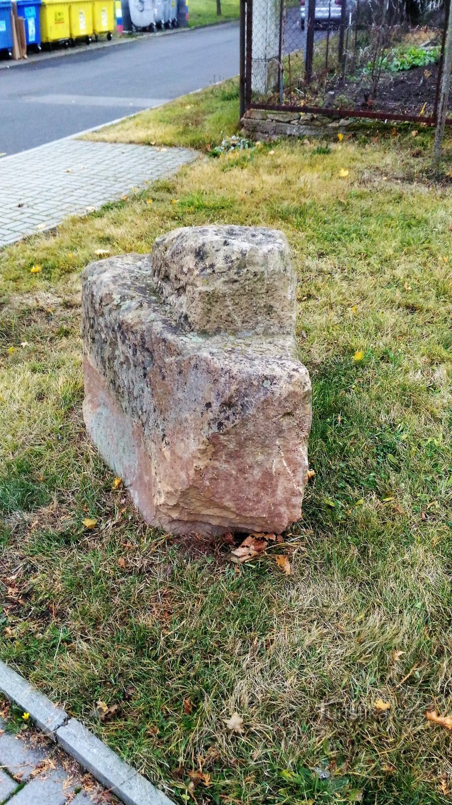 Resting stone in Drožkovice.